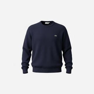 Sudadera Lacoste azul marino vintage - Talla L