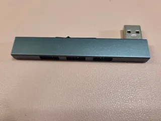 Hub USB 4 Puertos 3.0 azul gris