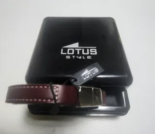 Pulsera Lotus Hombre Piel y Metal