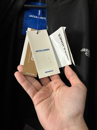 Chaqueta Jack & Jones Negra y Gris