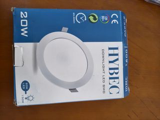 HYBEC - Downlight LED Techo Empotrable, Focos LED Interior Techo, Downlight LED, Foco LED Interior, Downlight LED 220mm, Focos E