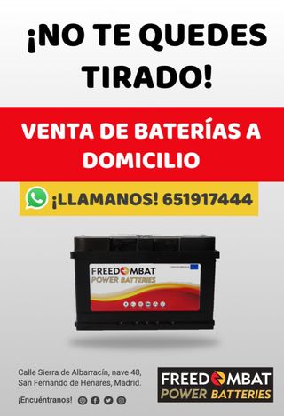 Baterías de coche a domicilio