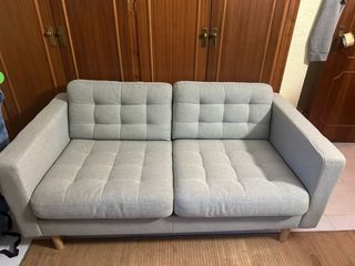 Sofá 3 plazas Ikea gris tela