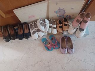 Lote Zapatos Niña Conguitos Talla 25