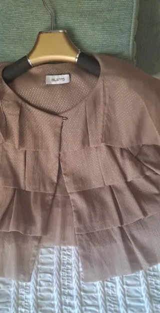 Chaqueta Bolero Ailanto Beige Talla Única