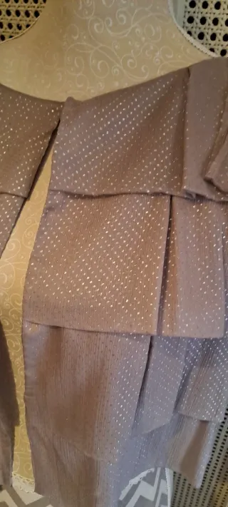 Chaqueta Bolero Ailanto Beige Talla Única