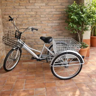 Triciclo para adulto con cesta