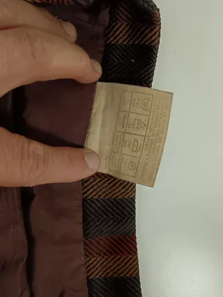 Falda Burberrys de rayas marrones