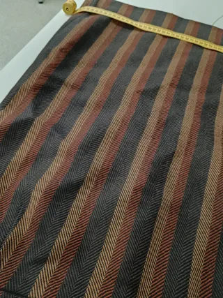 Falda Burberrys de rayas marrones