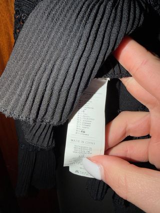 Blusa Giorgia & Johns Nera Tg M/L