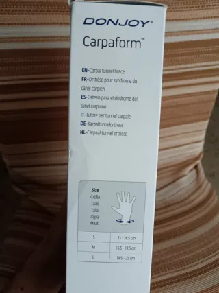 Tutore polso Donjoy Carpaform per Tunner Carpale