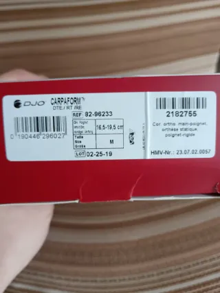 Tutore polso Donjoy Carpaform per Tunner Carpale