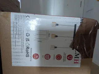 Lámpara colgante ZMH 3 luces