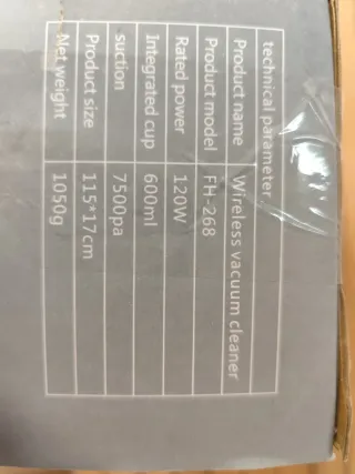 Aspirador Inalámbrico Portátil