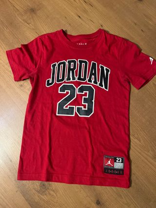Maglietta Jordan 23 ragazzo rossa