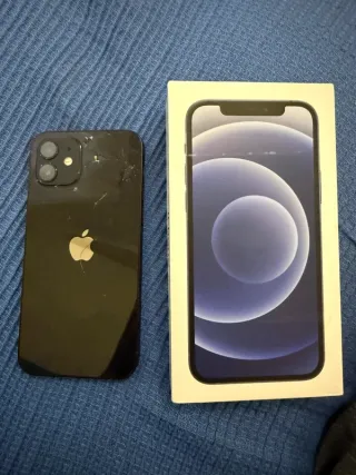 iPhone 12 Caja Roto por detras Batería 88%