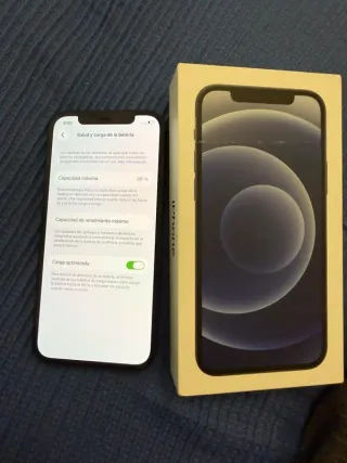 iPhone 12 Caja Roto por detras Batería 88%