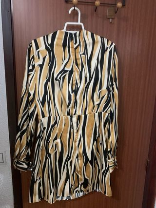 Vestido Mango estampado M