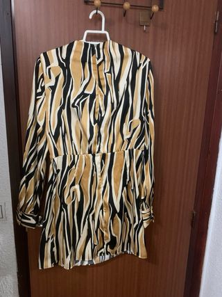 Vestido Mango estampado M