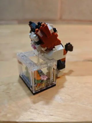 Gratis – Gatito con acuario (bloques) 160 PCS.