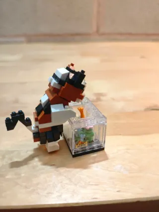 Gratis – Gatito con acuario (bloques) 160 PCS.