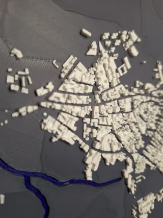 Modelos 3D de pueblos, localidades y ciudades