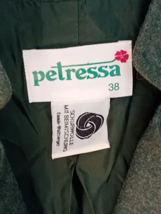 Chaqueta Austríaca Vintage Lana y Cachemira