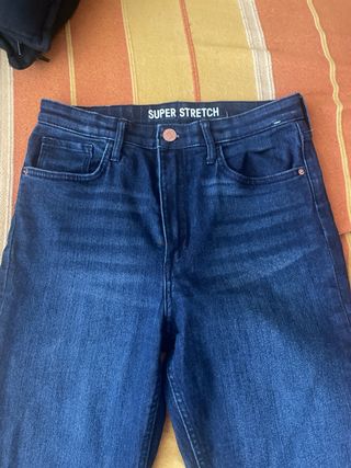 Pantalón vaquero niña azul