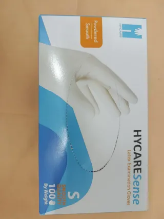 Guantes de Látex HYCARE Talla S