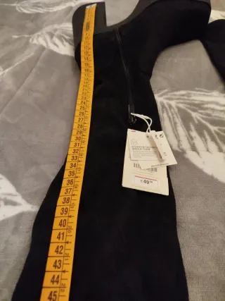 Botas de cuña negras