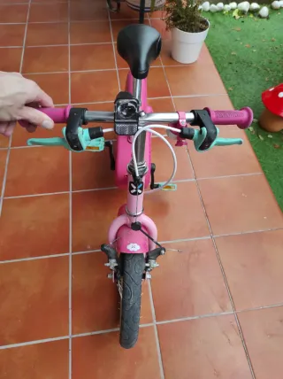 Bicicleta infantil rosa Decathlon