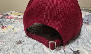 Gorra de Beísbos Granate Letras NY Negras Bordadas