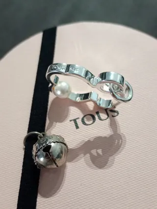 Colgante silueta perla