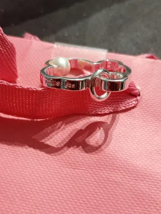 Colgante silueta perla