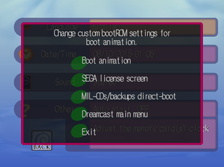 Sega Dreamcast: Unibios/Dual Bios