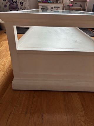 Mesa de centro Banak madera blanca