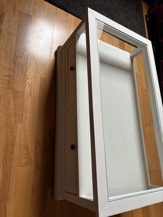 Mesa de centro Banak madera blanca