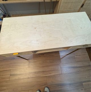 Mesa Escritorio Maison du Monde Madera y Ratán