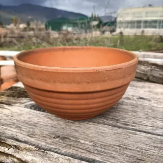 Set 4 Vasi Ciotole Terracotta Diametro 20cm