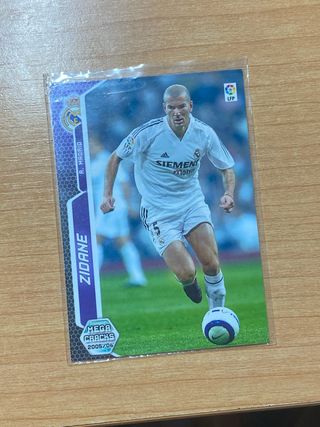Cromo Zidane Megacraks 2005/06 Real Madrid