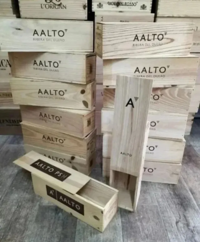 14 Cajas de Madera Aalto Magnum