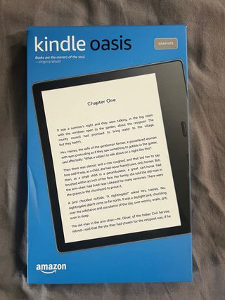 Kindle Oasis 10ª generazione 8GB luce calda + Custodia in pelle ufficiale