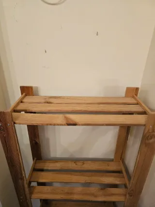 REBAJADA DE 30 A 25Estantería de madera de pino