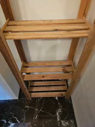 REBAJADA DE 30 A 25Estantería de madera de pino