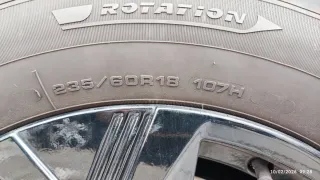 Llantas Nissan 18 pulgadas con Neumáticos Invierno