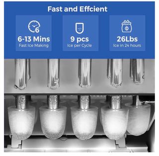 Máquina de Hielo FOOING Negra
