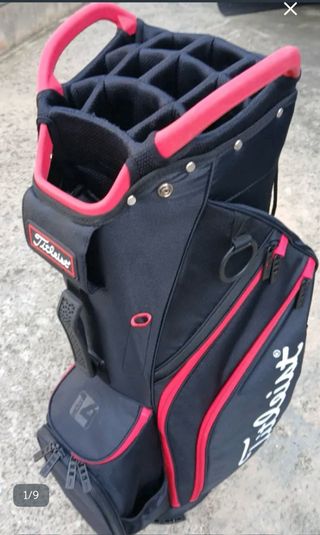 Bolsa Carro Golf Titleist Cart 14 Negra/Roja