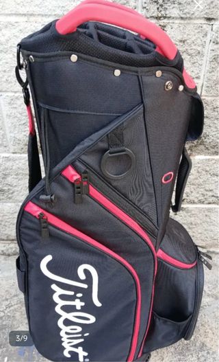 Bolsa Carro Golf Titleist Cart 14 Negra/Roja