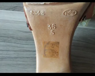 Zoccoli tacco 9 cm, numero 36