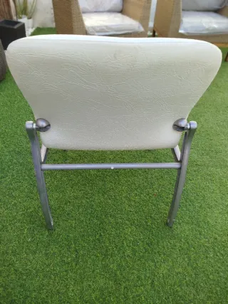 Sillón Polipiel Sala de Espera Blanco